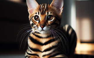 Toyger : un chat domestique au look de tigre