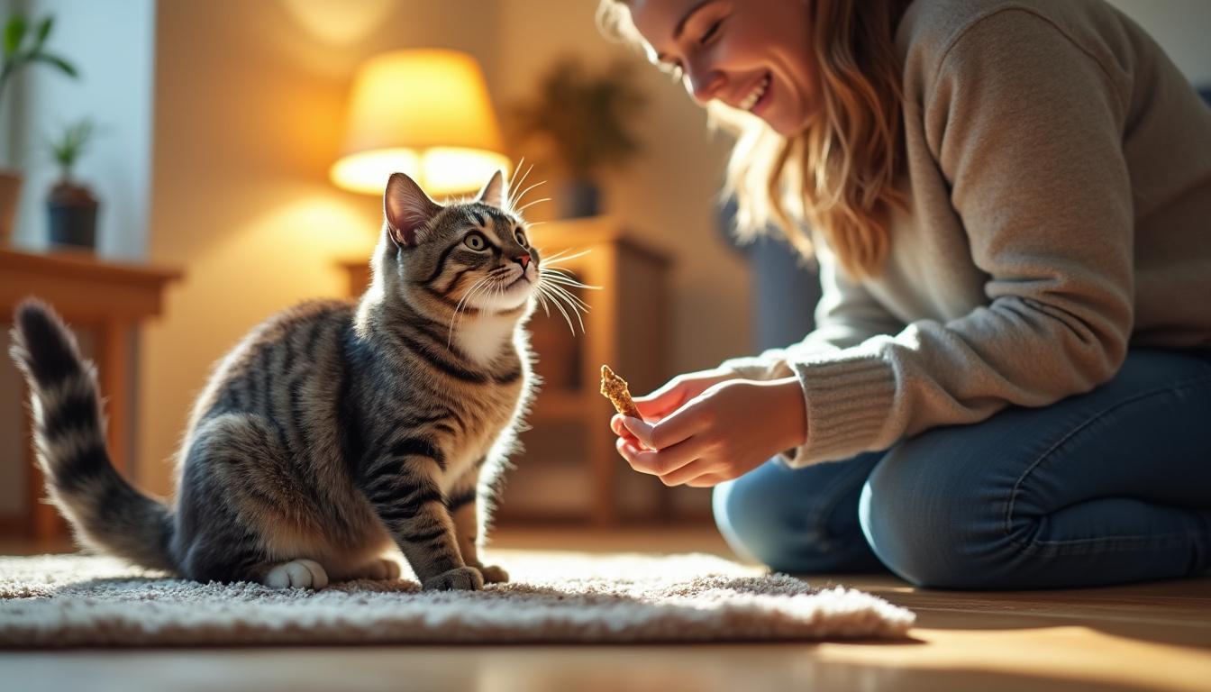 découvrez des conseils pratiques et des astuces efficaces pour apprendre à votre chat des tours simples. transformez votre compagnon félin en un petit artiste avec des techniques adaptées et des jeux ludiques. amusez-vous tout en renforçant votre lien avec votre chat !