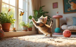 découvrez des astuces pratiques pour occuper votre chaton durant la journée ! apprenez à choisir des jeux stimulants, des distractions interactives et des méthodes pour assurer le bien-être de votre petit compagnon, même lorsque vous êtes absent.
