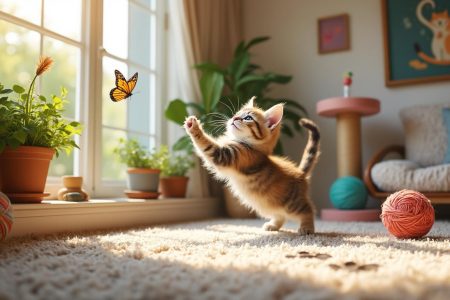 découvrez des astuces pratiques pour occuper votre chaton durant la journée ! apprenez à choisir des jeux stimulants, des distractions interactives et des méthodes pour assurer le bien-être de votre petit compagnon, même lorsque vous êtes absent.