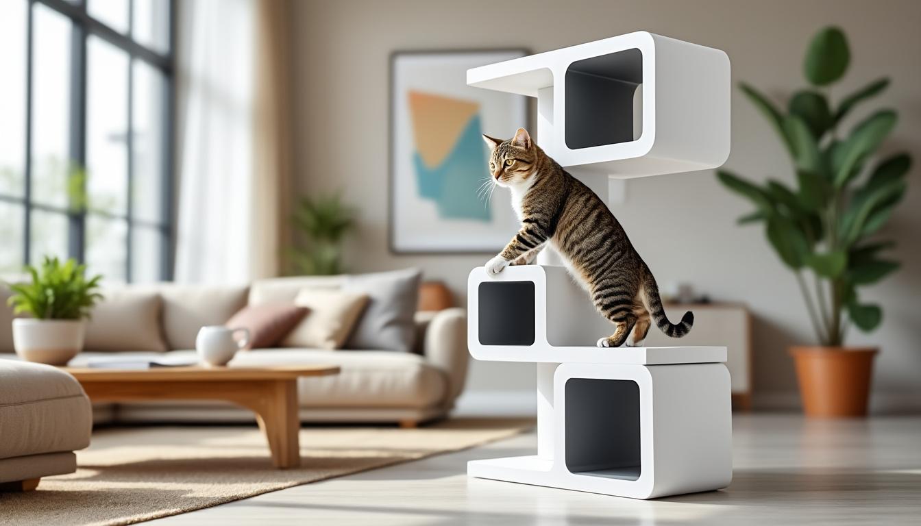 découvrez des astuces astucieuses pour aménager des espaces verticaux chez vous, permettant à votre chat d'explorer et de profiter de hauteurs. transformez votre intérieur en un terrain de jeu stimulant et sécurisé pour votre félin adoré.