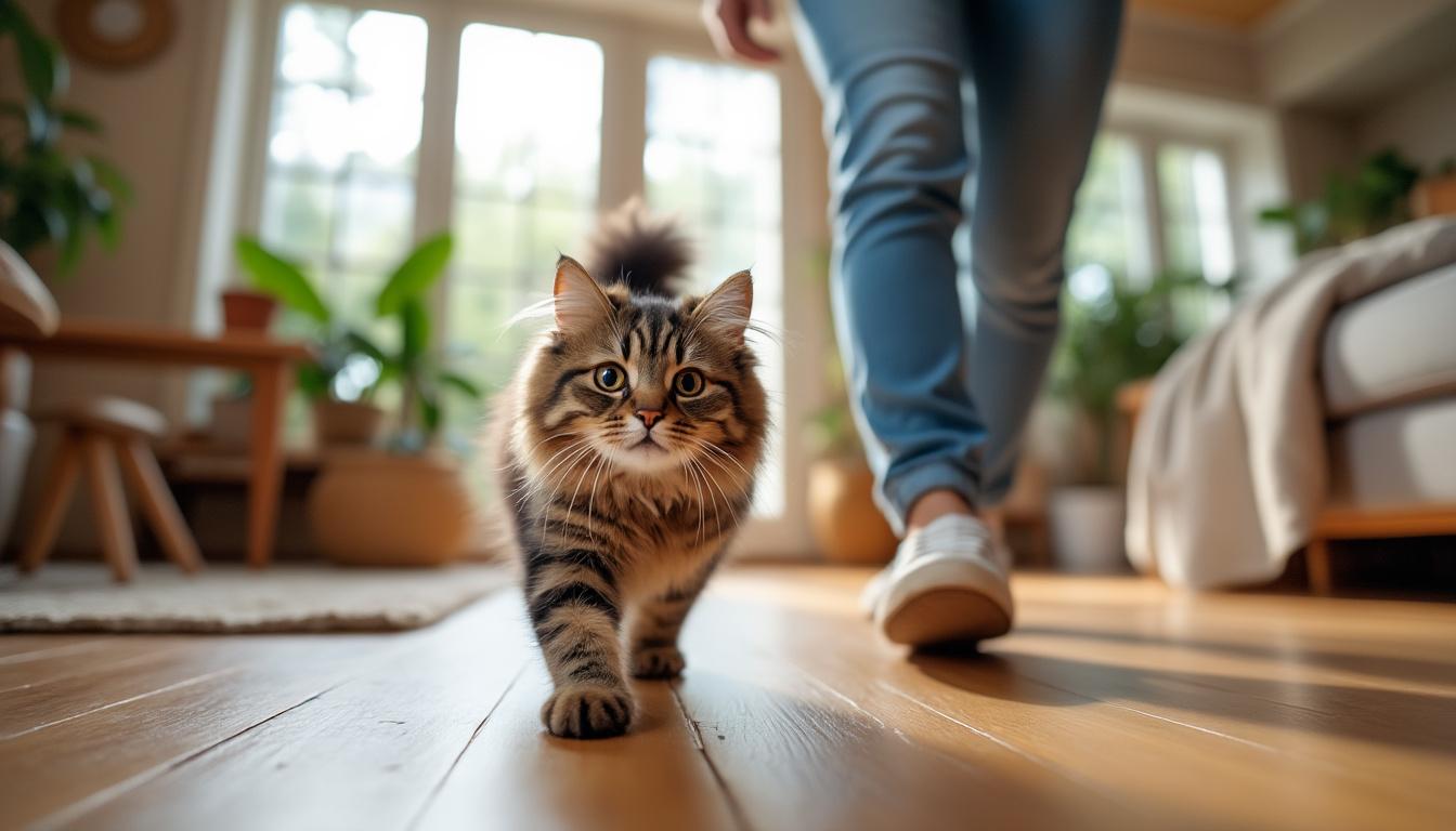 découvrez les raisons fascinantes pour lesquelles votre chat vous suit partout. explorez les comportements félins et les liens affectifs qui unissent votre compagnon à quatre pattes à vous, ainsi que des conseils pour mieux comprendre ses besoins et ses émotions.