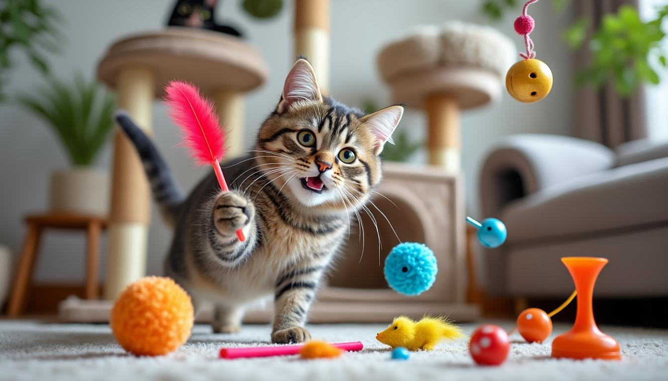 découvrez les jouets les plus adaptés pour divertir votre chat et stimuler son instinct naturel. de l'interaction ludique aux jeux d'occupation, trouvez les meilleurs choix pour le bonheur de votre félin.