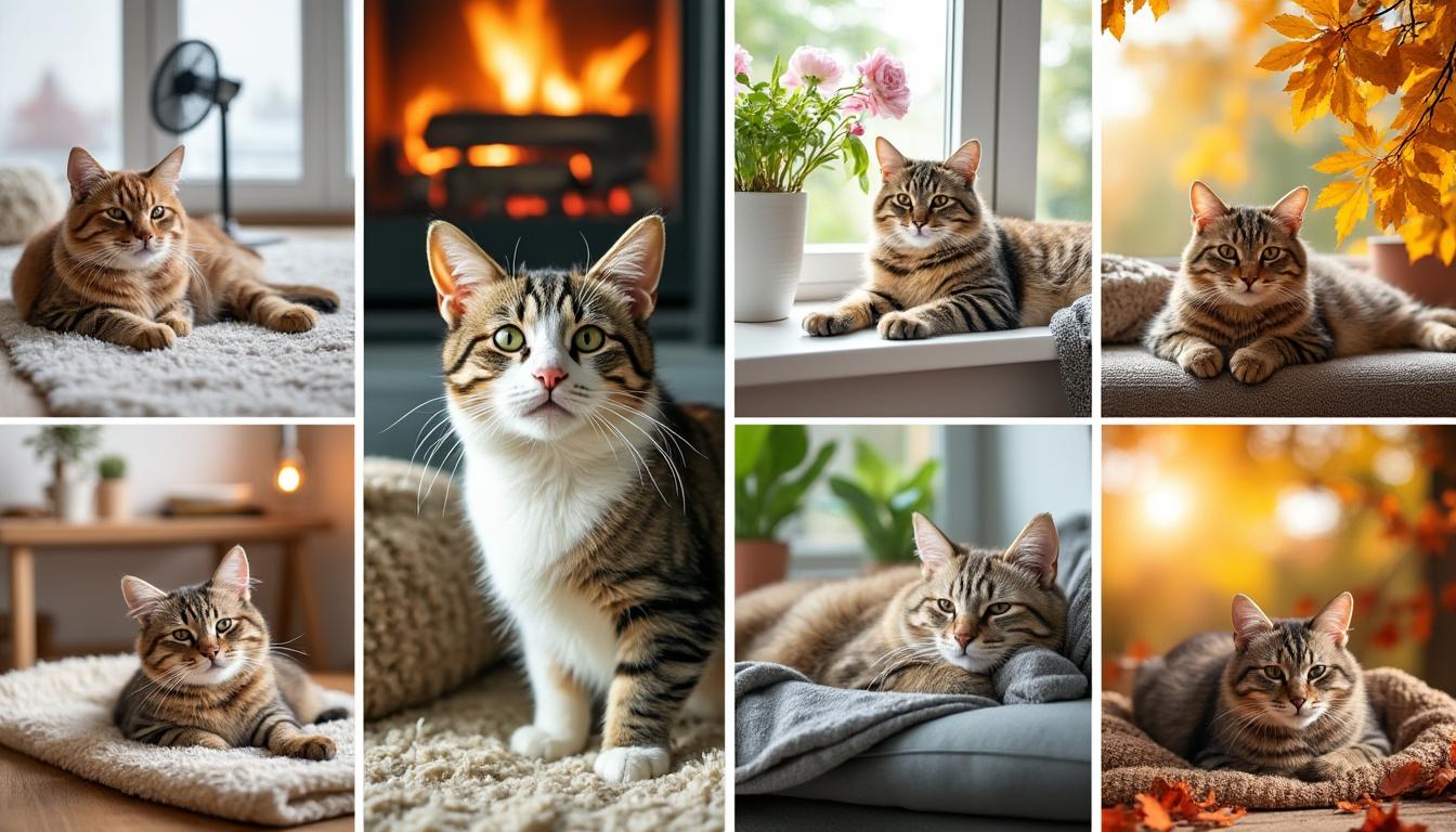 découvrez comment adapter les soins de votre chat au fil des saisons. ce guide vous offre des conseils pratiques pour protéger votre compagnon à quatre pattes des variations climatiques, des allergies saisonnières aux changements de régime alimentaire. offrez à votre chat le meilleur tout au long de l'année !