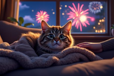 découvrez des astuces efficaces pour calmer un chat effrayé par les feux d'artifice. conseils pratiques pour rassurer votre animal de compagnie et réduire son stress durant les bruits forts.