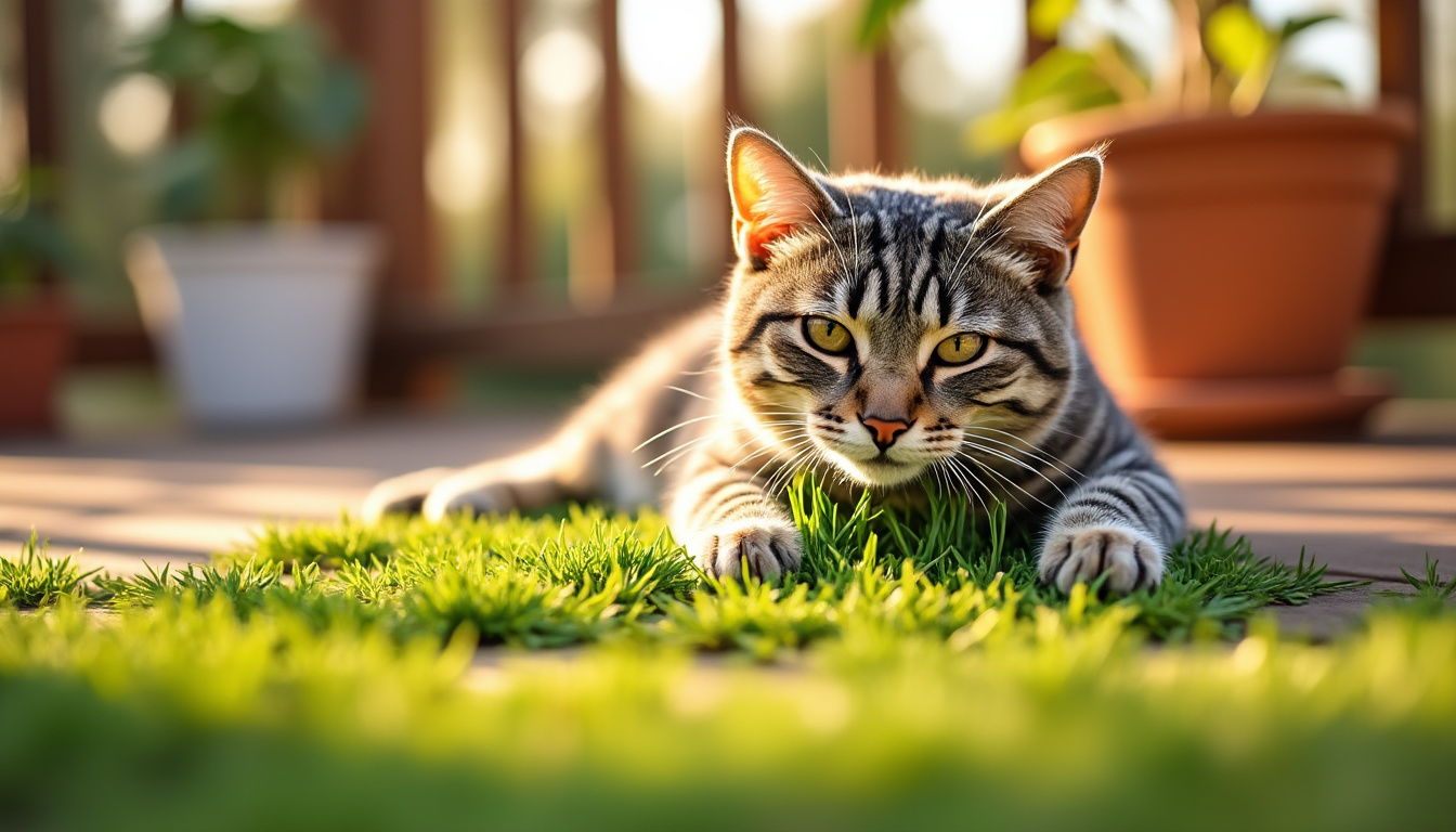 découvrez pourquoi les chats mangent de l'herbe, les raisons derrière ce comportement naturel et ses effets sur leur santé. comprenez mieux votre compagnon félin et ses besoins !
