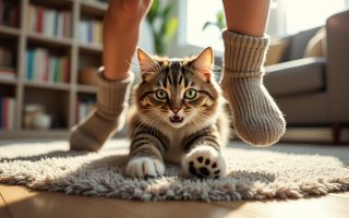 découvrez pourquoi votre chat attaque vos pieds et comment gérer ce comportement naturel. conseils et explications pour comprendre les instincts de votre félin et éviter les griffures.