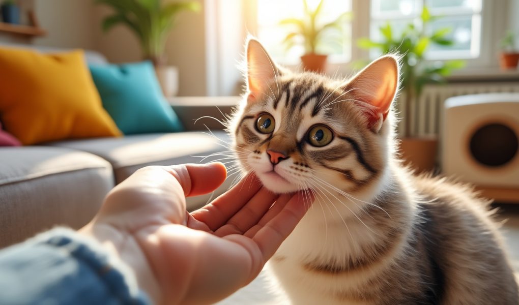 dĂ©couvrez pourquoi votre chat vous donne des coups de tĂȘte et ce que cela signifie vraiment. comprenez ce geste affectueux et les raisons comportementales derriĂšre ce comportement fĂ©lin.